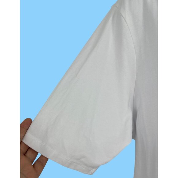 Susan Graver Crocheted Trim Short Sleeve Stretch Cotton Shirt Top Womens Size 2X - Picture 3 of 8